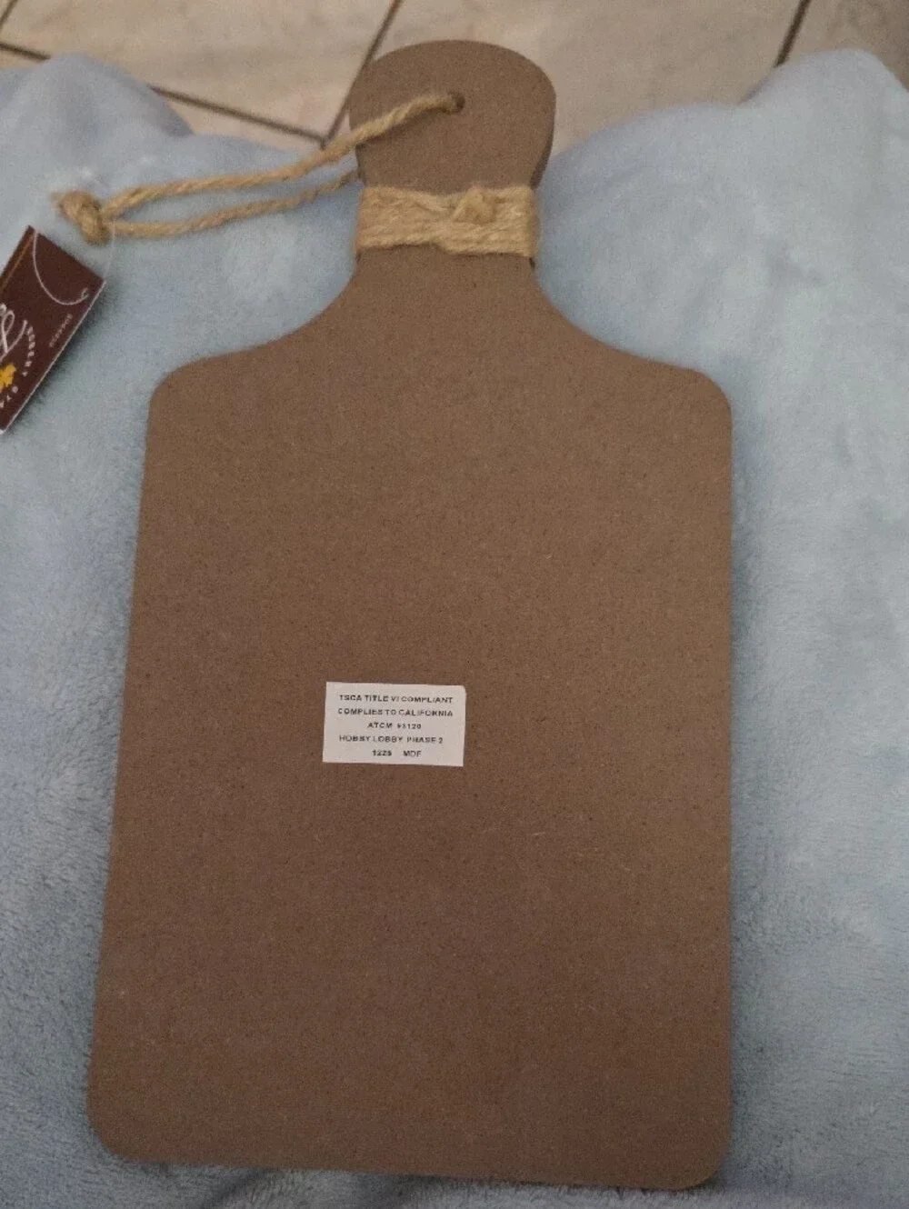 Homemade Apple Pie Wooden Serving/Chopping Board - Brown NWOT